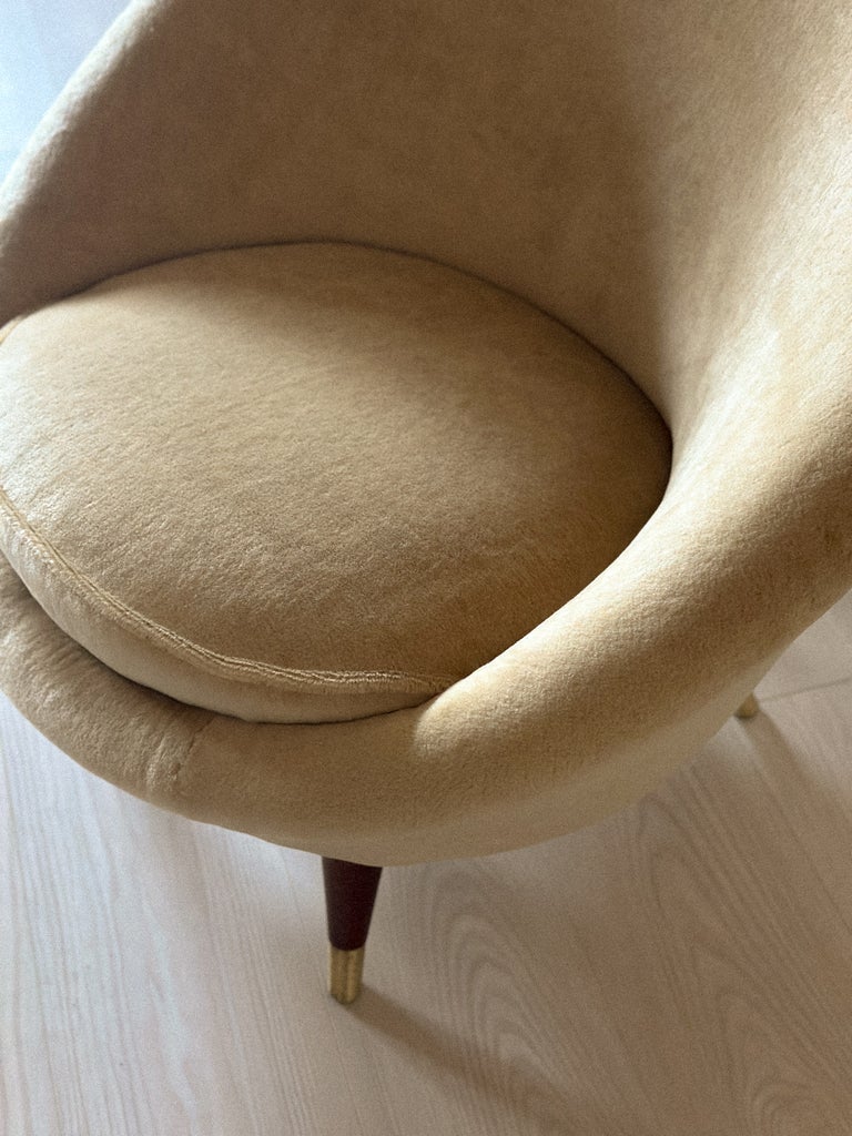 A Rare Pair of Mid-Century Scandinavian Egg Chairs, Model “Florida” by Vatne - Image 11