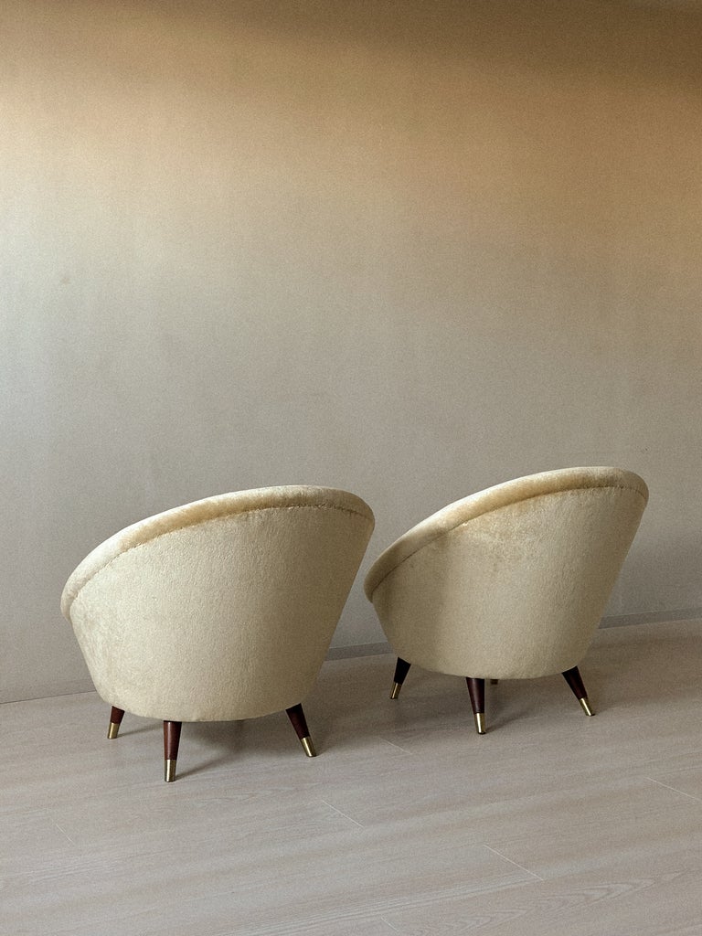 A Rare Pair of Mid-Century Scandinavian Egg Chairs, Model “Florida” by Vatne - Image 7