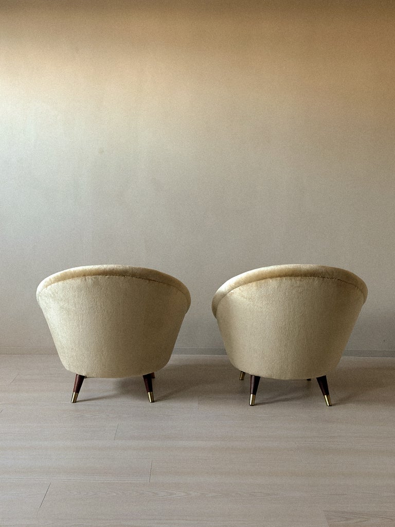 A Rare Pair of Mid-Century Scandinavian Egg Chairs, Model “Florida” by Vatne - Image 6